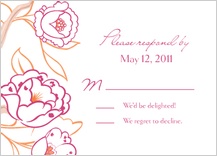 Response Card - blooming branches