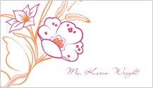 Place Card - blooming branches