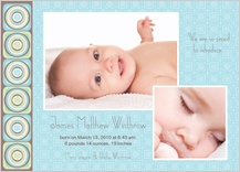 Birth Announcement with photo - spark