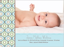 Birth Announcement with photo - spark
