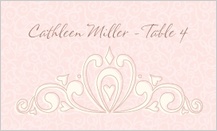 Place Card - fleur de lis Place Card - fleur de lis