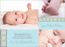 Birth Announcement with photo - spark 2 Birth Announcement with photo - spark 2