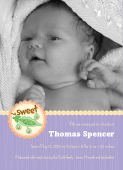 Birth Announcement with photo