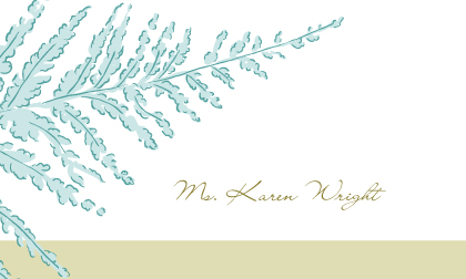 Place Card - Forest Ferns