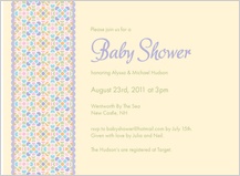 Baby Shower Invitation - sugar pop
