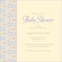 Baby Shower Invitation - sugar pop