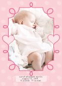 Birth Announcement with photo