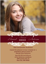 Graduation Party Invitation - classy elegant grad Graduation Party Invitation - classy elegant grad