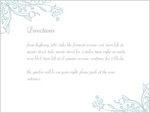 Direction - delicate scrolls Direction - delicate scrolls