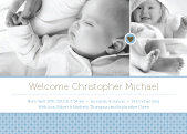 Birth Announcement with photo