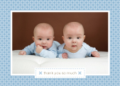 Baby Thank You Card with photo