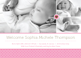 Birth Announcement with photo