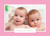 Baby Thank You Card with photo