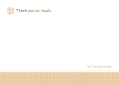 Baby Thank You Card