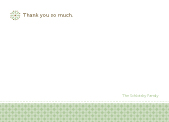 Baby Thank You Card
