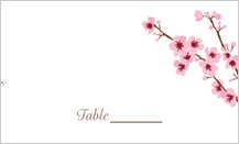 Place Card - cherry blossom time Place Card - cherry blossom time