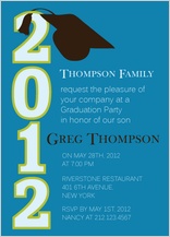 Graduation Party Invitation - convocation cap Graduation Party Invitation - convocation cap