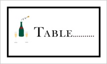 Place Card - modern wedding Place Card - modern wedding