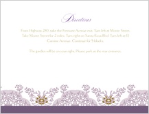 Direction - lacy bouquets