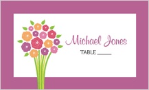 Place Card - fresh bouquet Place Card - fresh bouquet