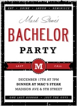 Bachelor Party Invitation - boys night out Bachelor Party Invitation - boys night out