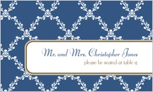 Place Card - lattice vines Place Card - lattice vines