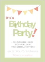 Birthday Party Invitation - summer party Birthday Party Invitation - summer party
