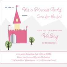 Birthday Party Invitation - princess party Birthday Party Invitation - princess party