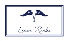 Place Card - nautical inspired wedding Place Card - nautical inspired wedding