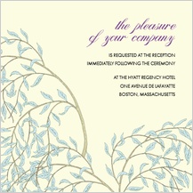 Reception Card - willow