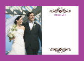 Wedding Thank You Card with photo