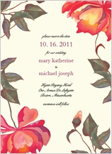 Save the Date Card - peonies Save the Date Card - peonies