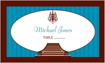 Place Card - classic chandelier Place Card - classic chandelier