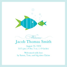 Birth Announcement - fishies