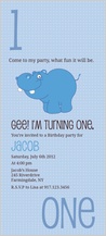 Birthday Party Invitation - counting card 1