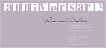 Anniversary Party Invitation - anniversary blocks Anniversary Party Invitation - anniversary blocks