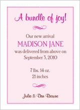 Birth Announcement - flourish