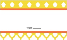 Place Card - bold trellis Place Card - bold trellis