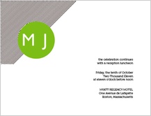 Reception Card - de stijl