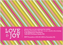 New Year's Cards - yummy stripes holiday New Year's Cards - yummy stripes holiday
