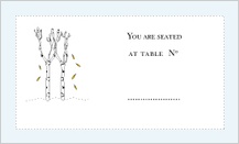 Place Card - love birds Place Card - love birds