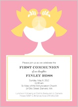 First Communion Invitation - modern communion