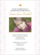 First Communion Invitation - heaven sent