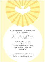 Confirmation Invitation - confirmation dove