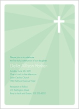 First Communion Invitation - holy light