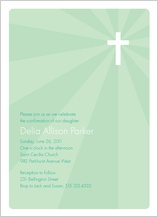 Confirmation Invitation - holy light