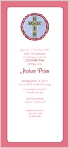 Confirmation Invitation - stained glass window