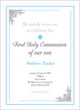 First Communion Invitation - communion time