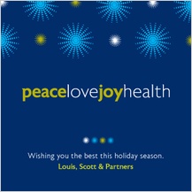 Christmas Cards - peace love joy health