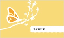 Place Card - double butterfly Place Card - double butterfly